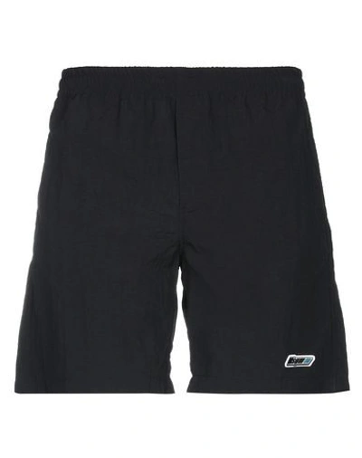 Msgm Shorts & Bermuda In Black