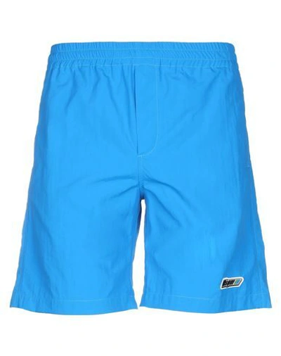 Msgm Shorts & Bermuda Shorts In Azure