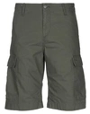 Carhartt Shorts & Bermuda Shorts In Military Green