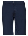 Grey Daniele Alessandrini Shorts & Bermuda Shorts In Dark Blue