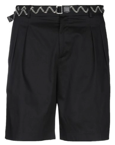 Low Brand Man Shorts & Bermuda Shorts Black Size 31 Cotton, Elastane
