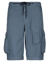 Mason's Man Shorts & Bermuda Shorts Slate Blue Size 38 Lyocell