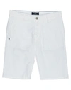 Grey Daniele Alessandrini Shorts & Bermuda Shorts In White