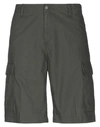 Carhartt Shorts & Bermuda Shorts In Military Green