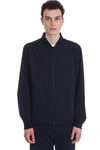 THEORY BOMBER IN BLUE POLYESTER,11393414