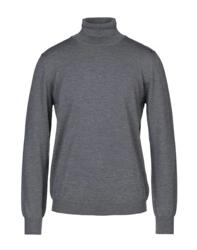 Gran Sasso Turtlenecks In Steel Grey