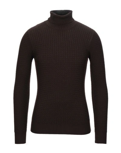 Gran Sasso Turtlenecks In Dark Brown