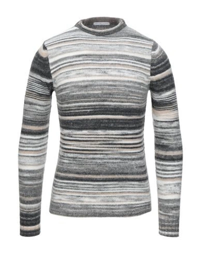 Grey Daniele Alessandrini Sweaters In Grey