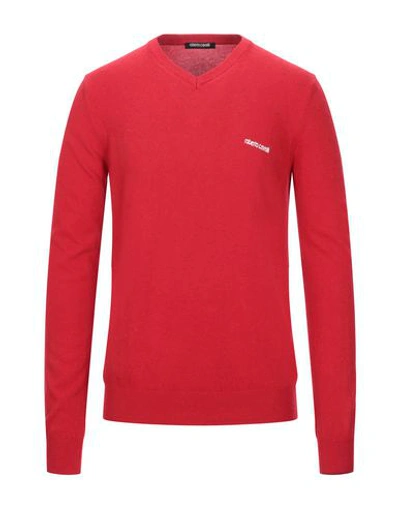 Roberto Cavalli Sport Sweater In Red