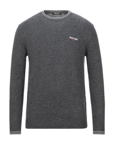 Roberto Cavalli Sport Sweater In Steel Grey
