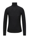 Grey Daniele Alessandrini Turtleneck In Black