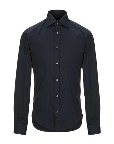 Brian Dales Solid Color Shirt In Black