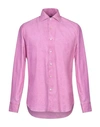 ALESSANDRO GHERARDI ALESSANDRO GHERARDI MAN SHIRT LIGHT PURPLE SIZE 15 ¾ COTTON,38883233OH 3