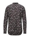 Alessandro Gherardi Patterned Shirt In Dark Brown
