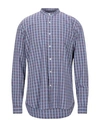 Alessandro Gherardi Checked Shirt In Slate Blue