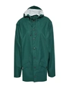 Rains Overcoats In Dark Green