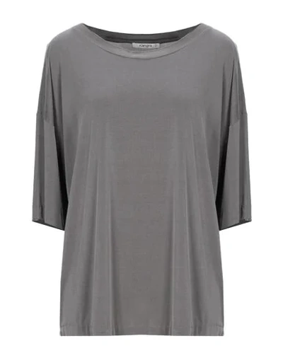 Kangra Cashmere T-shirts In Grey