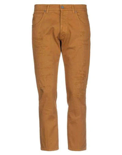 2 Men Jeans In Ocher