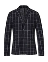 DANIELE ALESSANDRINI DANIELE ALESSANDRINI MAN BLAZER MIDNIGHT BLUE SIZE 42 POLYESTER, WOOL,49571501HP 6