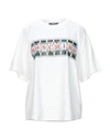 MOSCHINO MOSCHINO WOMAN T-SHIRT WHITE SIZE 8 COTTON,12454423SQ 6