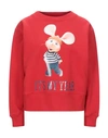 Alberta Ferretti Topo Gigio Its My Year Sweatshirt In Red