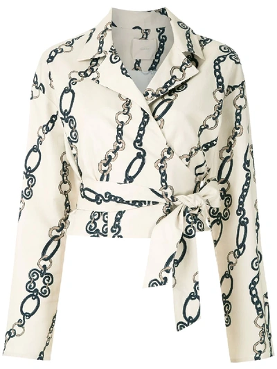 Framed Camisa Cashquere Chain  In Neutrals