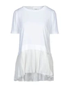 DONDUP DONDUP WOMAN T-SHIRT WHITE SIZE S POLYESTER, COTTON,12457703MB 4