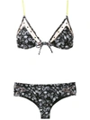 AMIR SLAMA MARGARIDA PRINTED BIKINI SET