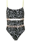 AMIR SLAMA MARGARIDA PRINTED SWIMSUIT