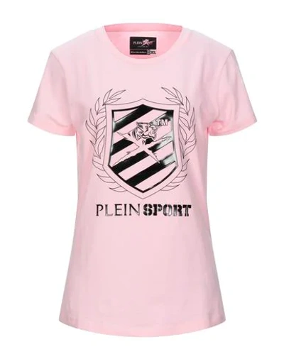 Plein Sport T-shirt In Pink