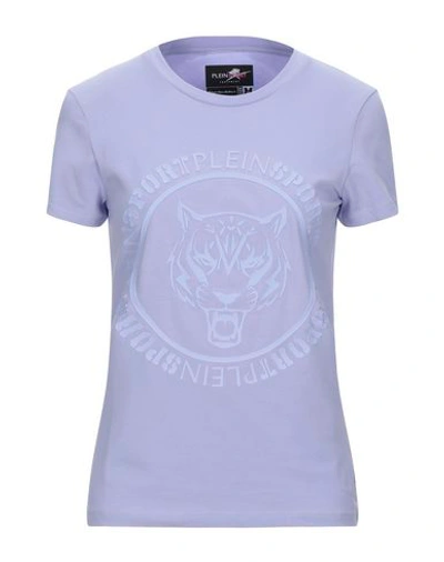Plein Sport T-shirts In Lilac