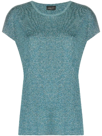 Roberto Collina T-shirt Mit Lockerem Schnitt In Blue
