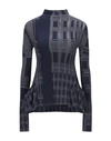 HIGH BY CLAIRE CAMPBELL HIGH WOMAN T-SHIRT MIDNIGHT BLUE SIZE L POLYESTER, NYLON, ELASTANE,12465691EC 4