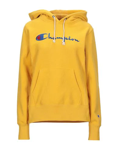 champion light yellow hoodie