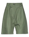 Department Five Shorts & Bermuda Shorts In Military Green