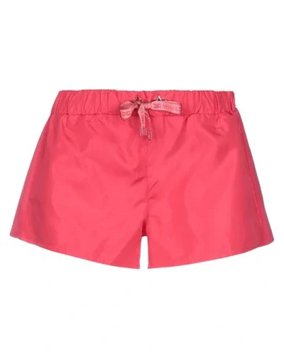 Elisabetta Franchi Woman Shorts & Bermuda Shorts Red Size 2 Polyester, Cotton