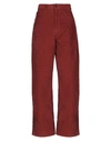 Pence Pants In Brick Red