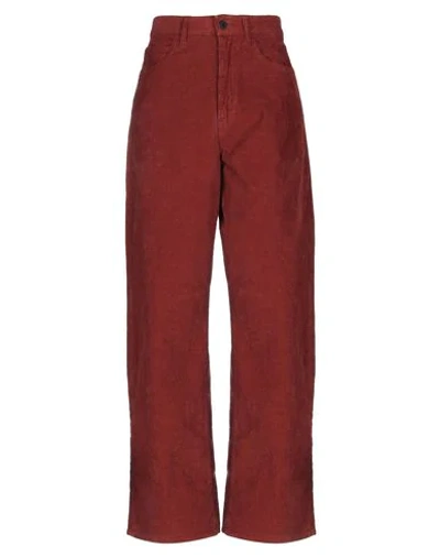 Pence Pants In Brick Red