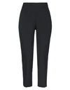 Peserico Woman Pants Black Size 12 Polyester, Viscose, Cotton, Elastane