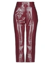 Elisabetta Franchi Cropped Pants In Red
