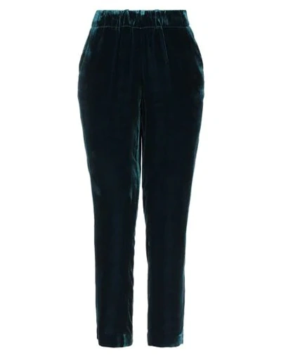Kiltie Casual Pants In Dark Green