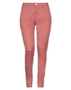 Aglini Casual Pants In Pastel Pink
