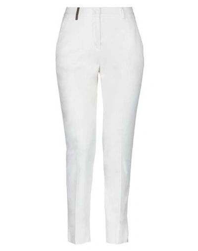 Peserico Casual Pants In Ivory