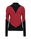 Gcds Colour-block Fitted Top In Red