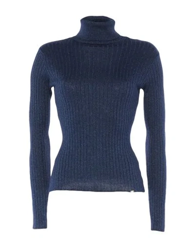 Elisabetta Franchi Turtlenecks In Dark Blue