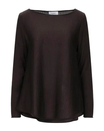 Snobby Sheep Sweater In Dark Brown