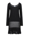 JIJIL JIJIL WOMAN SWEATER BLACK SIZE 4 ACRYLIC, VISCOSE, COTTON, WOOL