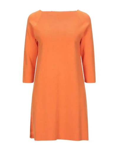 Alyki Short Dresses In Orange
