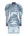 Gcds Short Dress In Slate Blue