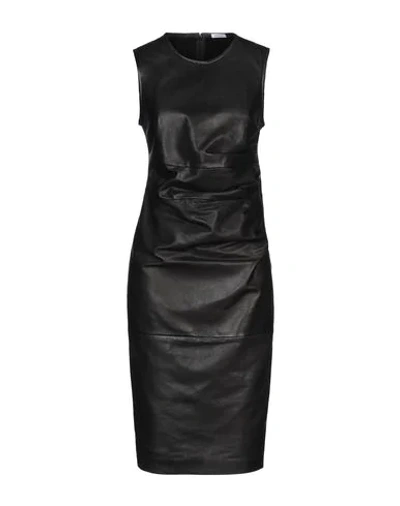 P.a.r.o.s.h Midi Dresses In Black